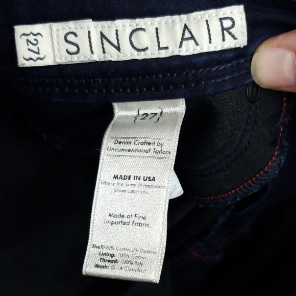 Ladies Sinclair jeans indigo blue with shimmer - Picture 6 of 7